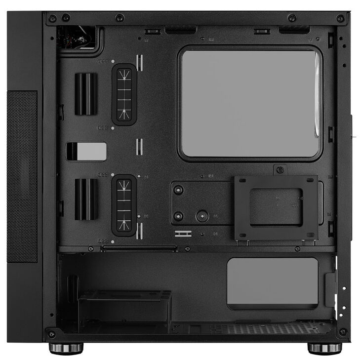 Aerocool Atomic v1 Midi-Tower, ARGB, Tempered Glass - schwarz image number 6