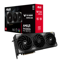 ASUS TUF Radeon RX 9070 OC Edition graphics card, 16384 MB GDDR6