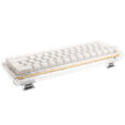 Ducky One 3 Aura White Mini Gaming Keyboard, RGB LED - MX-Silver image number null