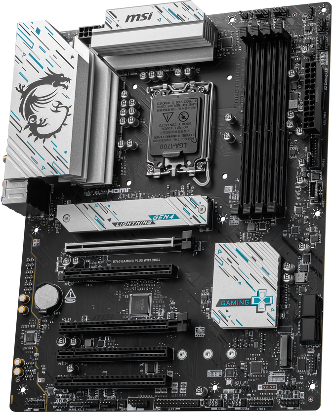 MSI B760 Gaming Plus WiFi, Intel B760 motherboard - Socket 1700, DDR4 image number 3