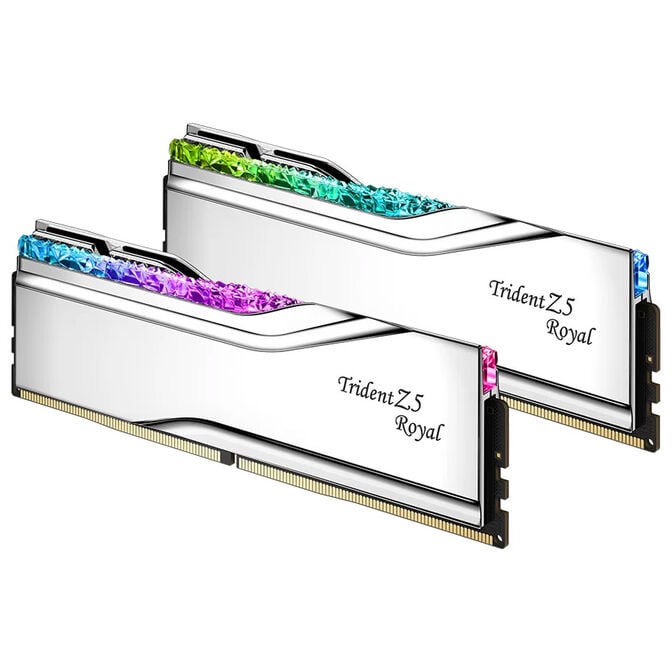 G.Skill Trident Z5 Royal, DDR5-6400, CL32, Intel XMP 3.0 - 64 GB Dual-Kit, silber image number 2