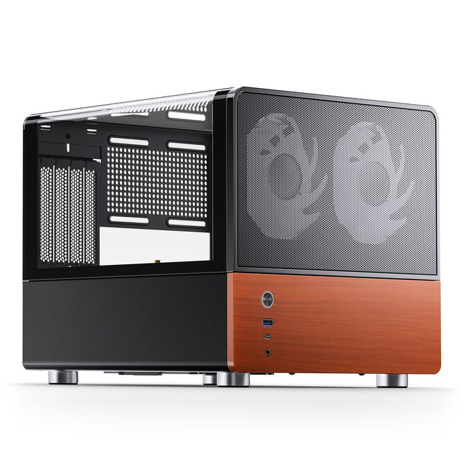 Jonsbo V12 PC-Geh&auml;use, Mini-Tower, Micro-ATX - schwarz image number 0