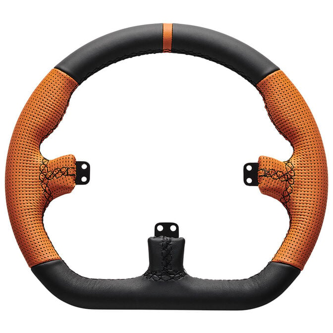 Asetek SimSports GT Rim - Closed D, Leder - orange image number 1