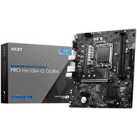 MSI PRO H610M-G, Socket LGA 1700, Intel H610M, Micro-ATX - DDR4
