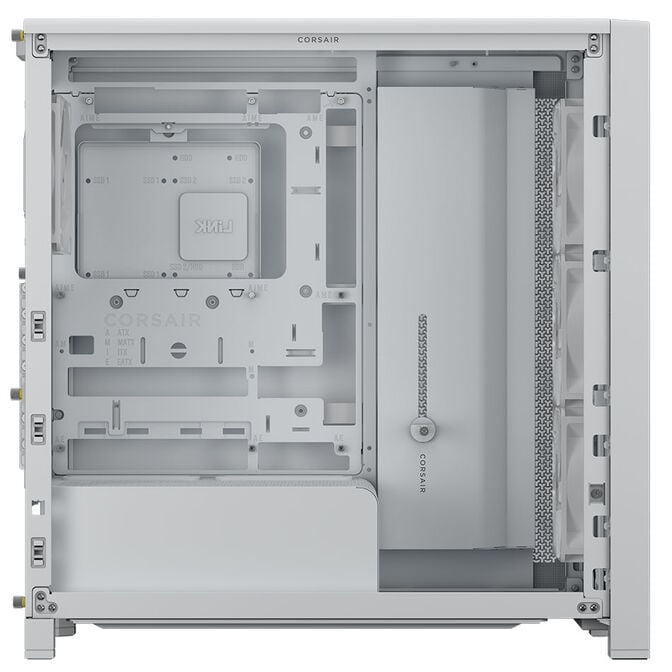 Corsair FRAME 4000D RS Wood PC Case, Mid Tower, E-ATX - Wood, white image number 2