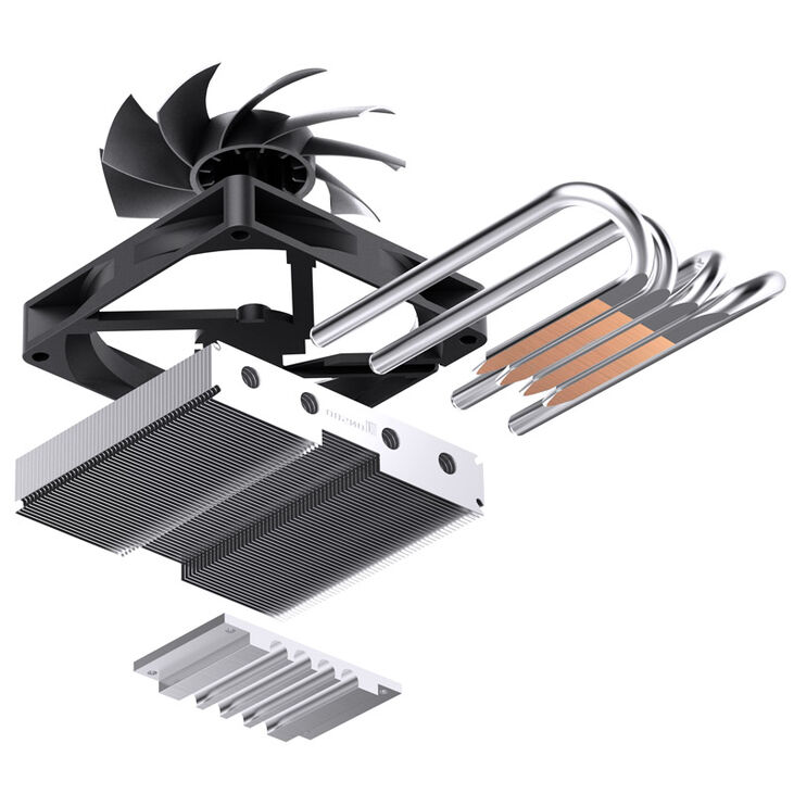 Jonsbo HP-400S CPU cooler - 90mm, black image number 9
