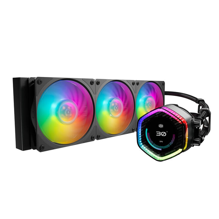 Cooler Master MasterLiquid 360 Ion RGB Complete Water Cooling - black image number 0