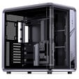 Jonsplus BO400CG PC Case, Mid Tower, ATX, Tempered Glass - Gunmetal Grey image number null