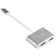 SilverStone SST-EP16C - USB Type-C to VGA & HDMI Adapter image number null