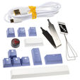 Ducky One 3 Classic Pure White Gaming Tastatur, RGB LED - MX-Speed-Silver (US) image number null