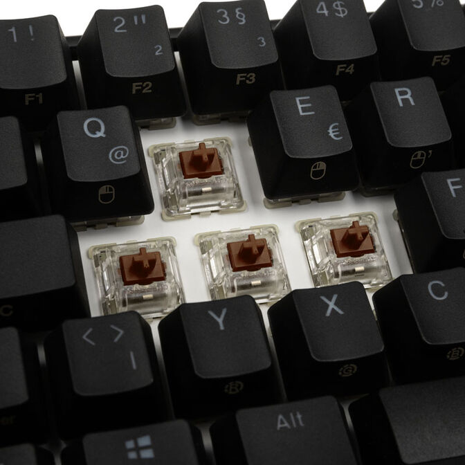 Ducky Mecha Mini Gaming Tastatur, MX-Brown, RGB-LED - schwarz image number 6