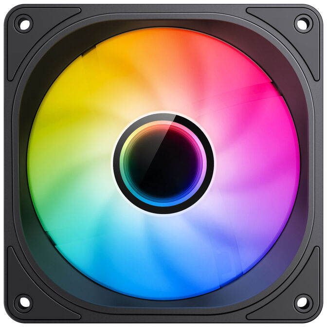Jonsbo FR-606BR PWM-L&uuml;fter, Reverse, RGB - 120mm, schwarz image number 5