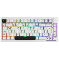 AKKO 5075B Gaming Tastatur, RGB - Rosewood Switches, ISO DE/UK/Nordic, schwarz & weiß