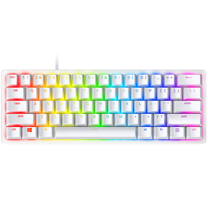 Razer Huntsman Mini Mercury Gaming Keyboard, Optical Switches - White, ISO DE image number 1
