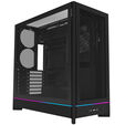 Montech HS01 PC case, midi tower, ATX, aRGB, tempered glass - black image number null