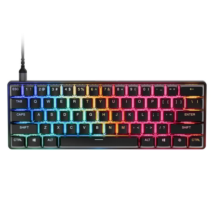 SteelSeries Apex Pro Mini Gen 3 Gaming-Tastatur, OmniPoint 3.0 Switches, RGB - ISO (DE) image number 1