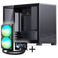 Jonsbo D32 PRO PC-Geh&auml;use + TRYX PANORAMA Komplett-Wasserk&uuml;hlung, ARGB - 240mm, schwarz image number null