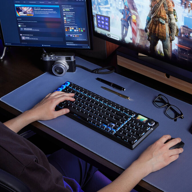 Corsair Vanguard Air 99 Wireless Gaming Keyboard, optical-mechanical, low profile, 8K polling, DE layout - black image number 23