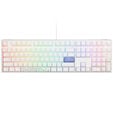 Ducky One 3 Classic Pure White Gaming Tastatur, RGB LED - MX-Red (US) image number null