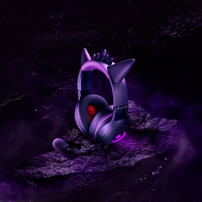 Razer Gaming Bundle - Kraken Kitty V2 Headset, Gigantus V2 Mauspad & Cobra Gaming Maus - Pok&eacute;mon Gengar Edition image number 10