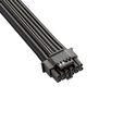 CableMod Basics Universelles 12V-2x6-Kabel, 90&deg; Anschluss, 16-Pin zu 16-Pin - schwarz, 60 cm, var. A image number null