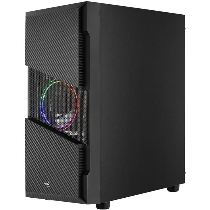 Aerocool Menace Saturn FRGB Midi-Tower, Tempered Glass - schwarz image number 7