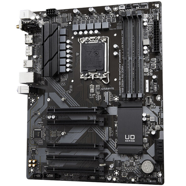 GIGABYTE B760 DS3H AX DDR4 motherboard, Socket 1700, Intel B760, ATX, DDR4 image number 4