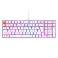 Glorious GMMK 2 Full-Size Keyboard - Fox Switches, NO layout, white