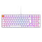 Glorious GMMK 2 Full-Size Keyboard - Fox Switches, NO layout, white