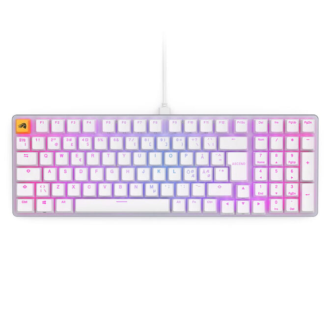 Glorious GMMK 2 Full-Size Keyboard - Fox Switches, NO layout, white image number 0
