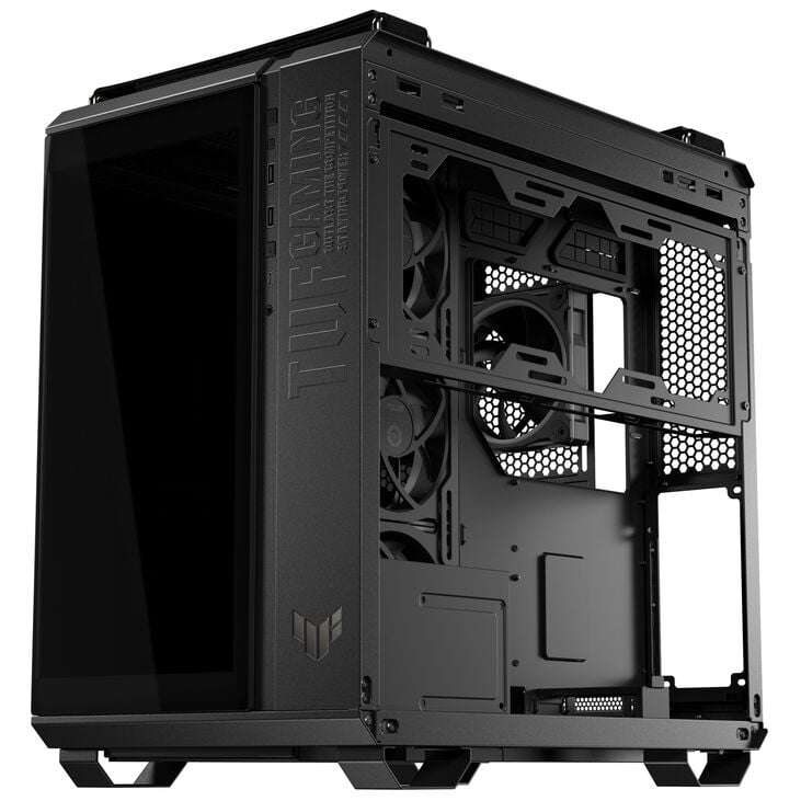 ASUS TUF Gaming GT502 Horizon PC Case, Mid Tower, ATX, Tempered Glass - Black image number 5