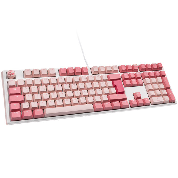 Ducky One 3 Gossamer Pink Gaming Tastatur - MX-Black Clear Top image number 0