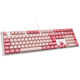 Ducky One 3 Gossamer Pink Gaming Tastatur - MX-Black Clear Top