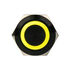 DimasTech Vandalism Button 19mm - Blackline - yellow image number null