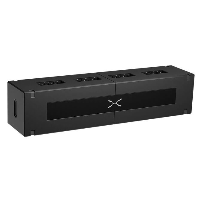 TRYX CONNEC interner USB-2.0-Hub, 4x 9-Pin, magnetische Montage - schwarz image number 0