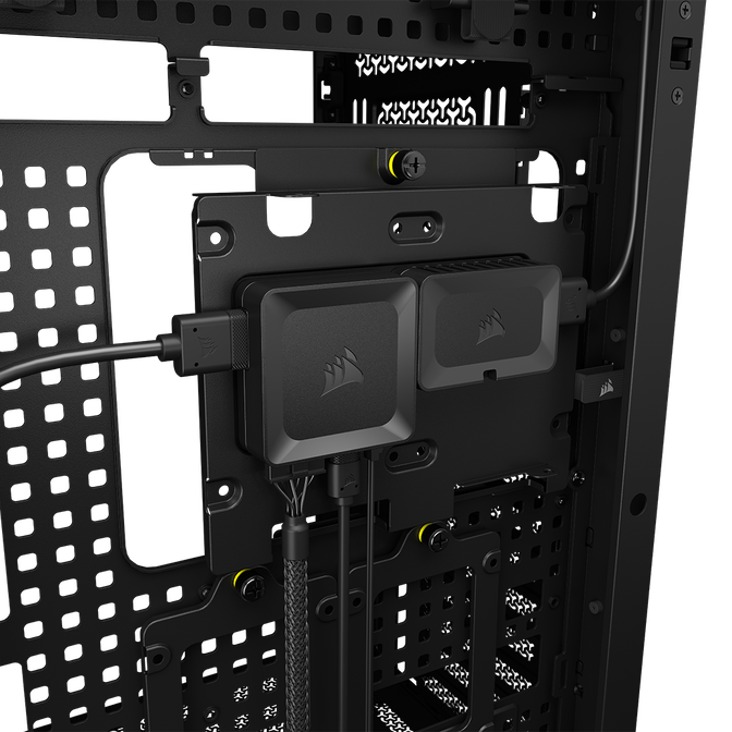 Corsair Frame 5000D RS ARGB PC Case, Mid-Tower, E-ATX, RGB, Tempered Glass - Black image number 12
