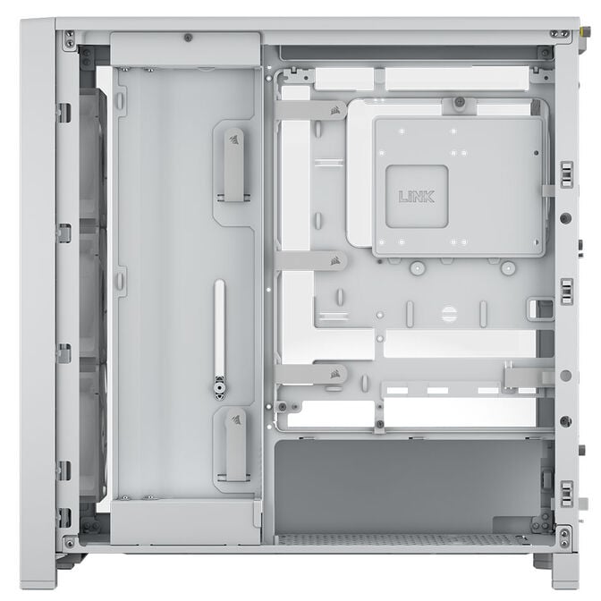 Corsair FRAME 4000D RS Wood PC Case, Mid Tower, E-ATX - Wood, white image number 4