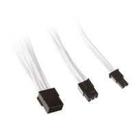 SilverStone 8-Pin-PCIe auf 6+2-Pin-PCIe Verl&auml;ngerung - 250mm wei&szlig;