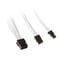 SilverStone 8-Pin-PCIe auf 6+2-Pin-PCIe Verl&auml;ngerung - 250mm wei&szlig;