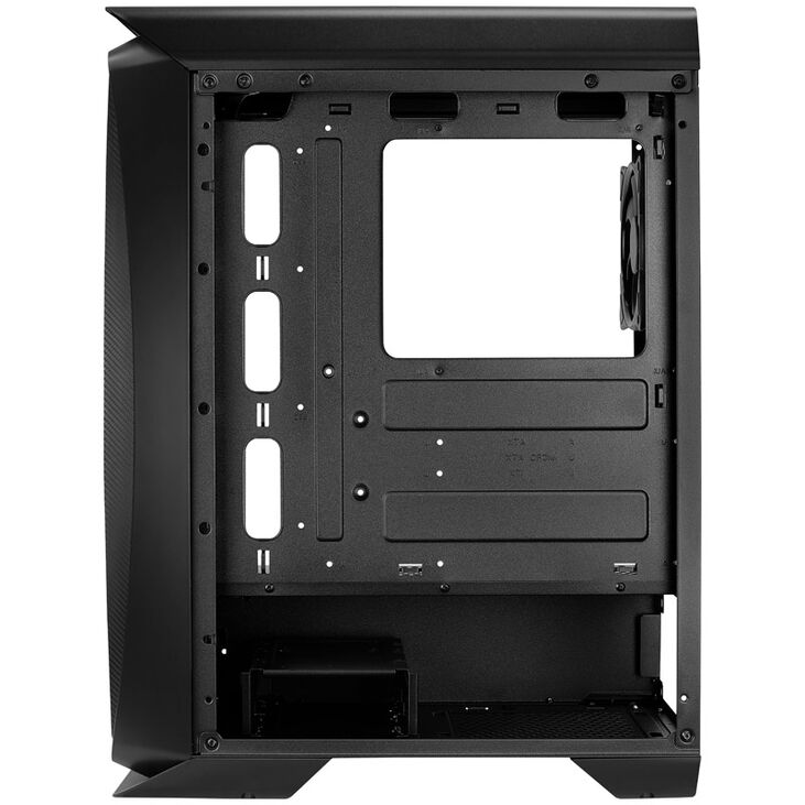 Aerocool Aero One Eclipse Midi-Tower, Tempered Glass - schwarz image number 6
