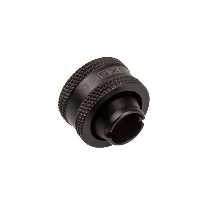 XSPC fitting straight G1/4 inch female thread to 16/11mm - V2, black matte image number 1