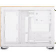 Corsair 2500X Micro-ATX Geh&auml;use, Tempered Glass - wei&szlig;, bambusholz image number null