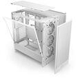 NZXT H5 Flow RGB PC-Geh&auml;use, Midi-Tower, ATX, RGB, Tempered Glass - wei&szlig; image number null