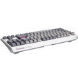 Ducky One 3 Mist Grey TKL Gaming Keyboard, RGB LED - MX-Blue (US) image number null