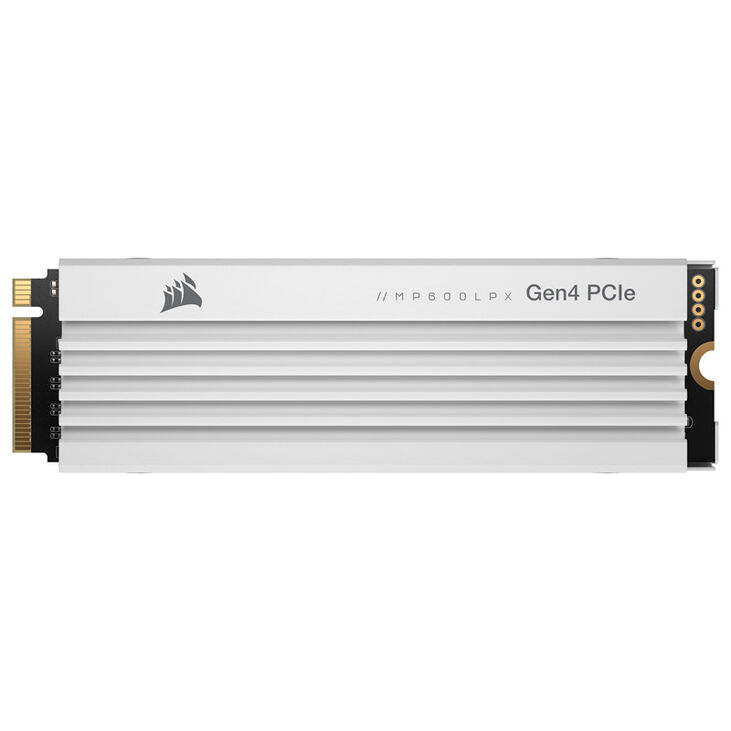 Corsair MP600 Pro LPX NVMe SSD, PCIe 4.0 M.2 Type 2280 - 1 TB - white image number 5