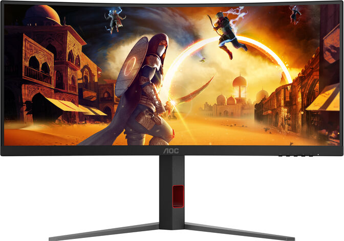 AOC Gaming CU34G4Z 34-inch UWQHD Curved Gaming Monitor, 240Hz, VA, FreeSync Premium image number 1