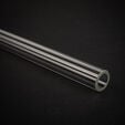 Alphacool HardTube 16/11mm Borosilikatglas 90 Grad Winkel 10/30cm - klar image number null