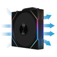 Lian Li UNI FAN TL Wireless L&uuml;fter, ARGB, PWM - 120 mm, schwarz image number null