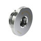 Barrow closure plug G1/4 inch female thread - silver
