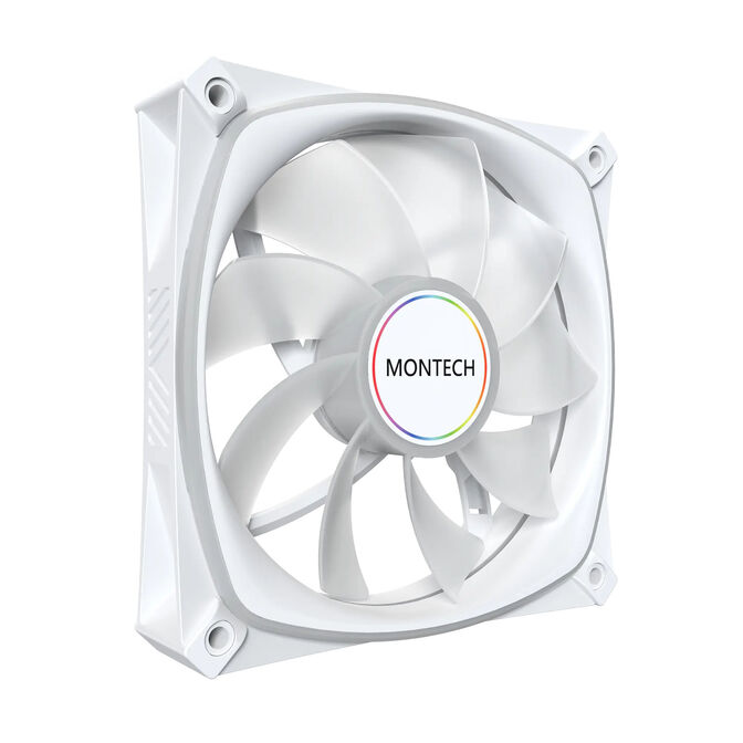 Montech RX120 PRO PWM Reverse L&uuml;fter, ARGB - 3er-Pack, 120mm, wei&szlig; image number 6